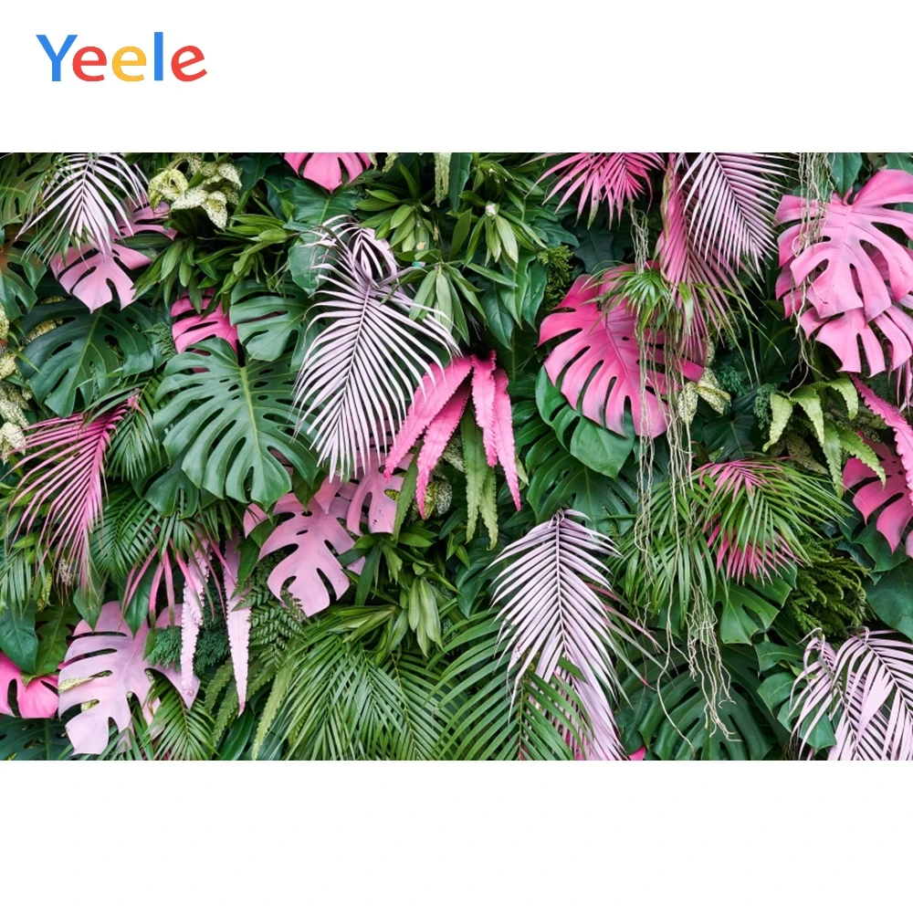 Yeele Grass Green Screen Foliage Leaves Party Decor Photography Backgrounds Customized Photographic Backdrops for Photo Studio