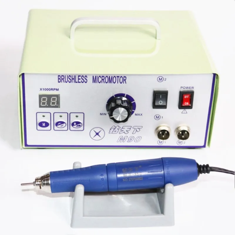 

Dental Micromotor Polishing Machine Tools 70000RPM Brushless Unit with Dental Lab Handpiece Jewellery Engraving Micromotor