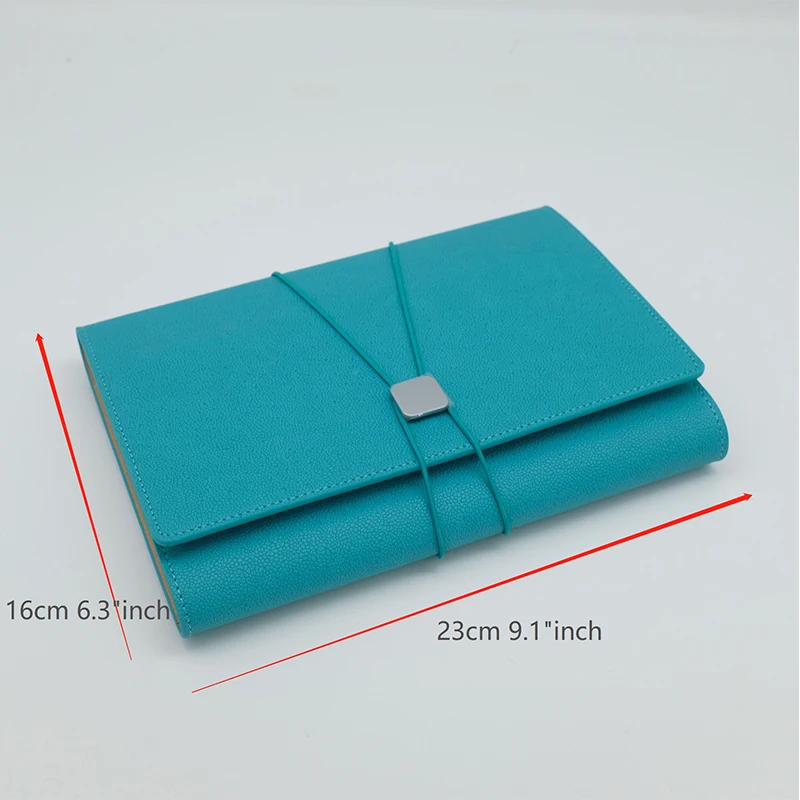 Retro Elastic Bandage A5 Leather Journal Cover Notepad Solid Color Journal Notebook Agenda 2021 Planner Office Plain Notebook