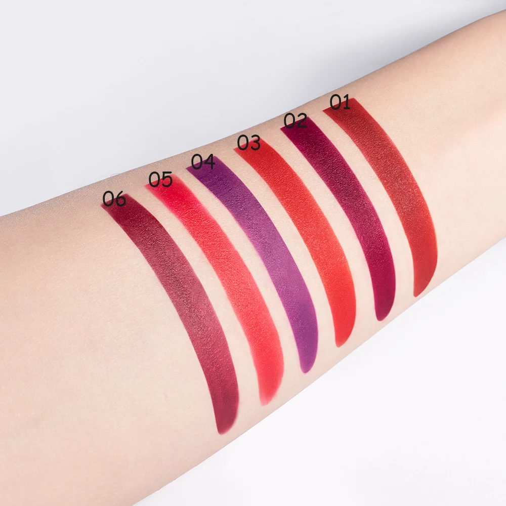 6 Cái/bộ Matte Lip Bộ Liquid Lipstick Chống Nước Dưỡng Ẩm Nàng Tiên Cá Lipstick Velvet Lip Tint Bộ Mỹ Phẩm Làm Đẹp Bộ