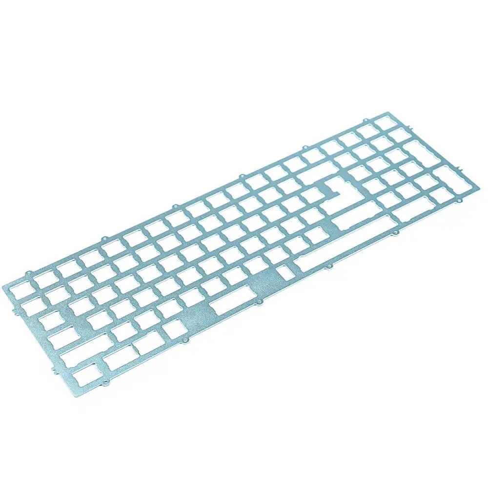 YMDK Melody 96 PVD Brass Plate Aluminum Plate Acrylic Bottom For Melody 96 Case Keyboard