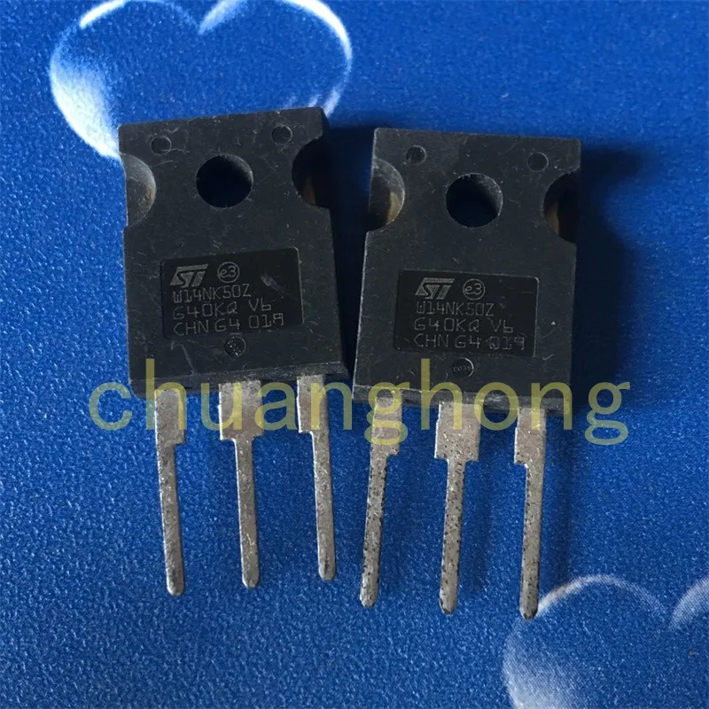 

1Pcs/Lot Original New High-Powered Triode 14NK50Z Field Effect MOS Tube TO-247 Transistor STW14NK50Z