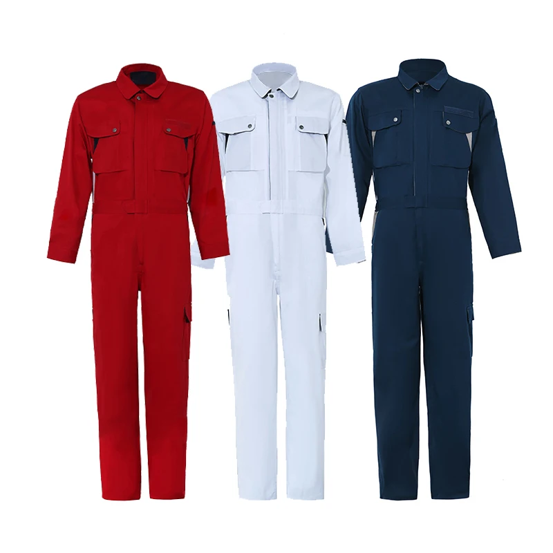 Work Coveralls Reflective Stripes for Men Construction Painting Lightweight Safety Work Uniforms Clothes for Mechanic Suppliers