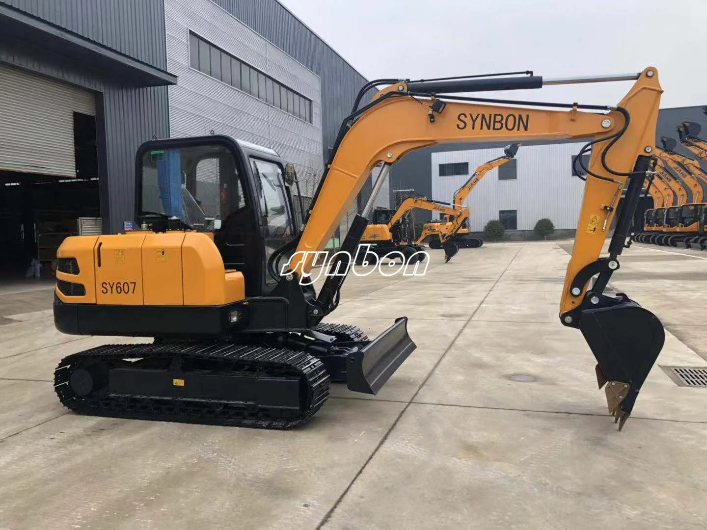 SYNBON Machine Crawler Excavator Hydraulic System Digger For Farm Building