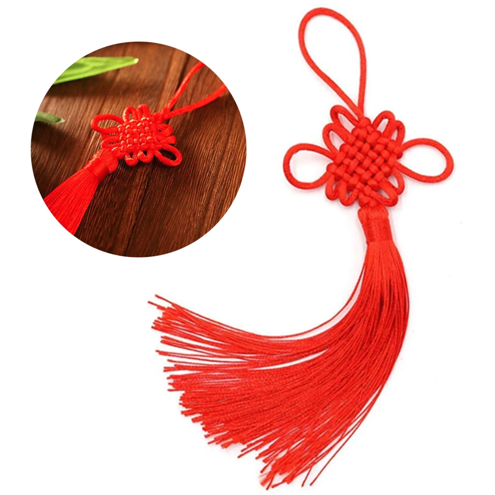 Feng Shui Chinese Lucky Knot Tassel China Mascot Lucky Charm Prosperity Protection Talisman Good Fortune New Year Decorations