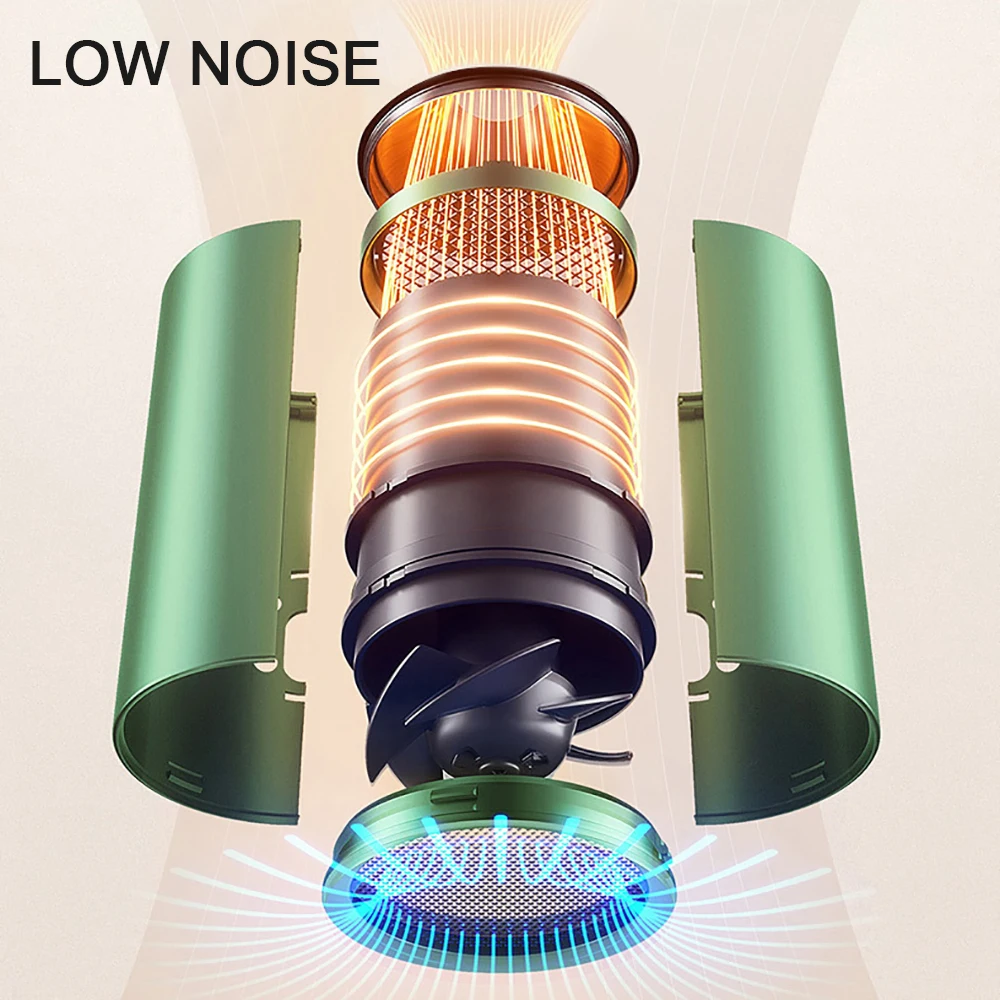 Pengering Rambut dengan Diffuser Salon 2000W Negatif Ionik Pukulan Cepat Kering 3 Pengaturan Panas 2 Kecepatan & Satu Keren