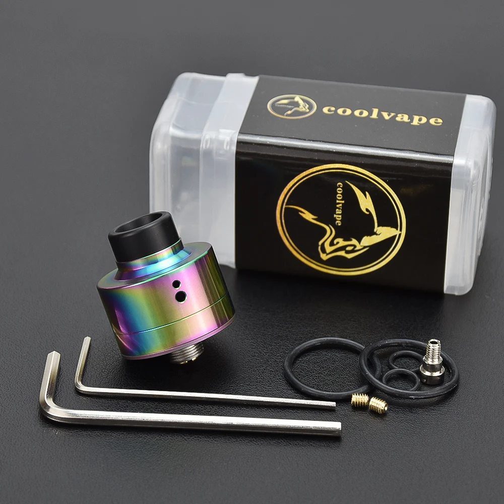 Haku Venna RDA 22mm MTL Tank With squonk BF PIN Vaporizer Single Coil Rebuilding 510 Electronic Cigarette Atomizer