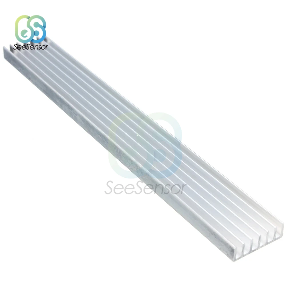 Aluminum Alloy Heatsink Cooling Pad For High Power LED IC Chip Cooler Radiator Heat Sink 150x20x6mm