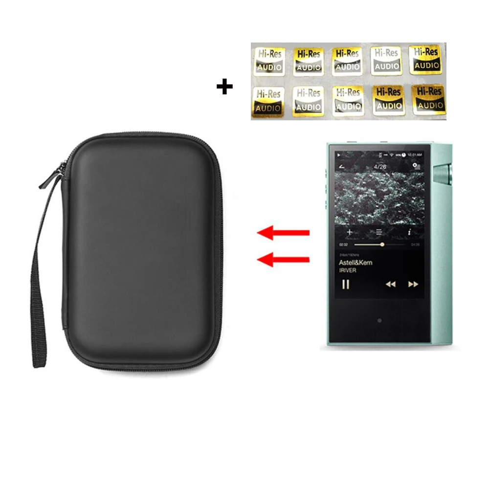 Carrying Case Storage Box for iRiver Astell&Kern SP2000 SP1000 SP1000M SR25 SR15 AK70MKII AK70 MKII SE200 SE100 Protective Case