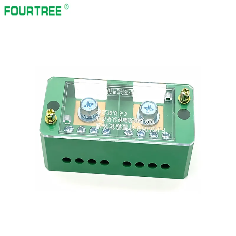 2 In 8 Out High Power Junction Box Quick Connect 220V Einphasig Haushalt Null-feuer Shunt Terminal block Box Metering Fall