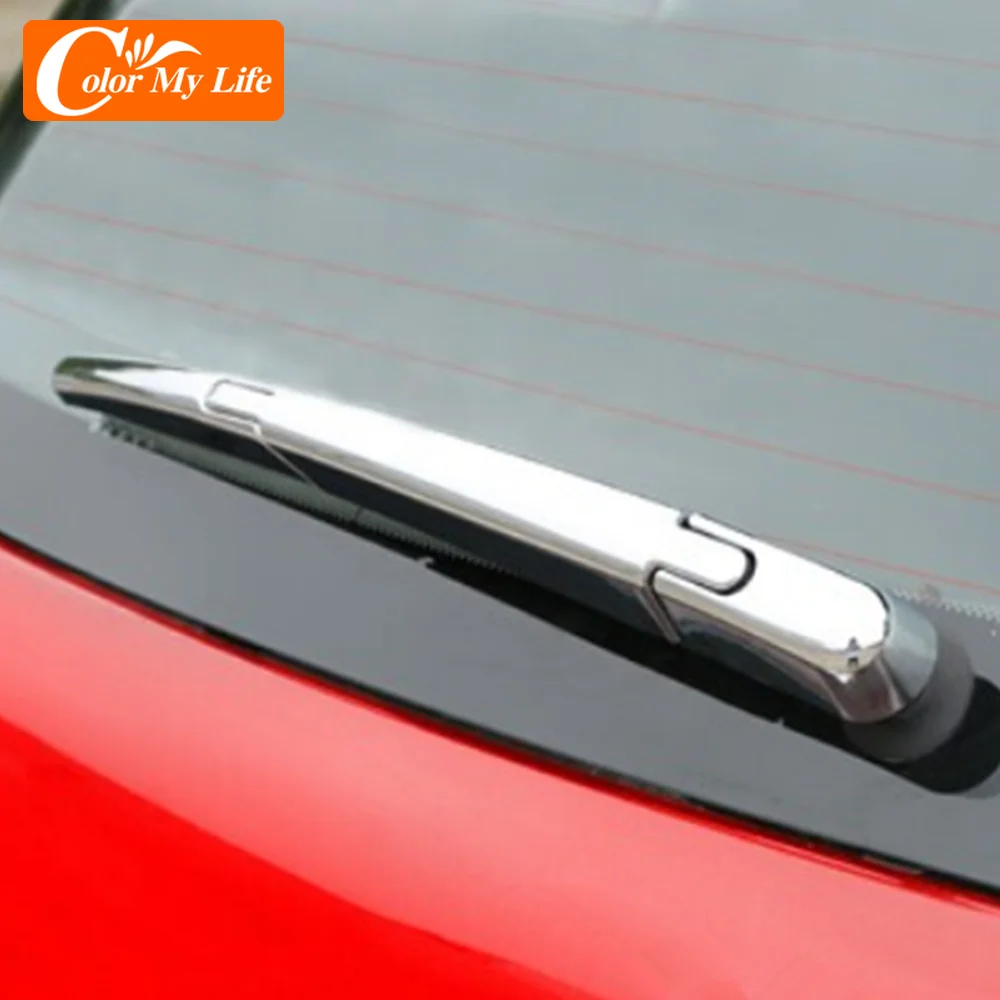 ABS Chrome 3Pcs/Set Car Rear Window Windscreen Wiper Cover Trim Sticker for Peugeot 3008 2013 2014 2015 Accessories