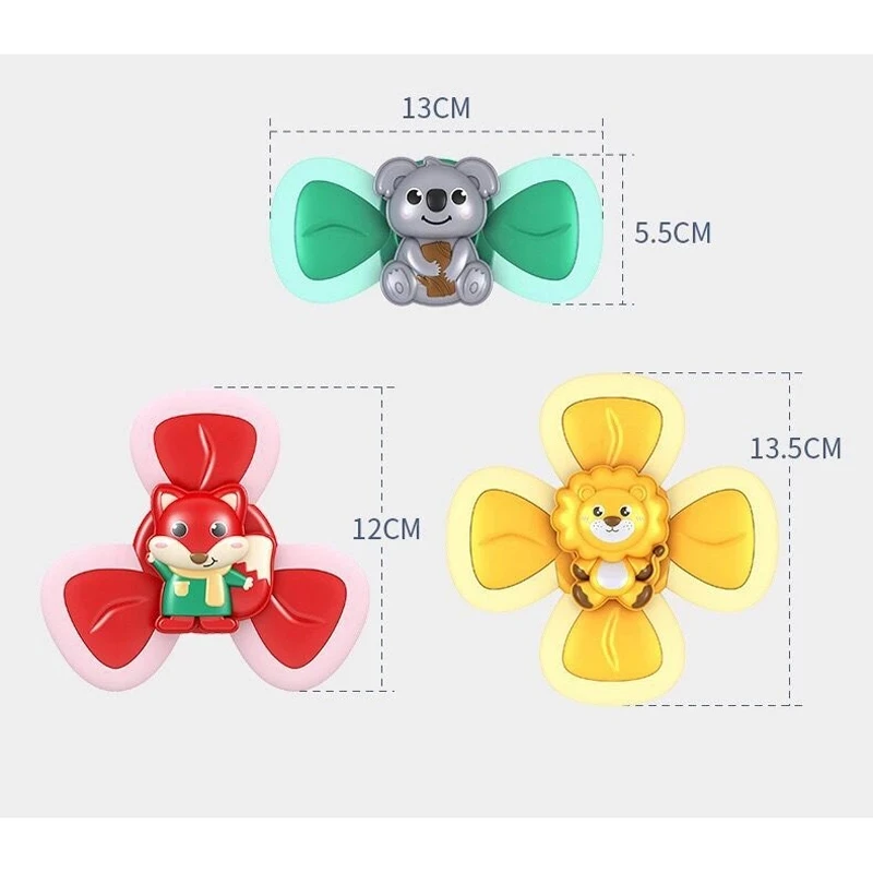 Insekt Kreisel Spielzeug ABS Cartoon Anti Stress Fingertip Spinner Kinder Pädagogisches Puzzle Gyro Zappeln Spielzeug Baby Klassische Bad Spielzeug