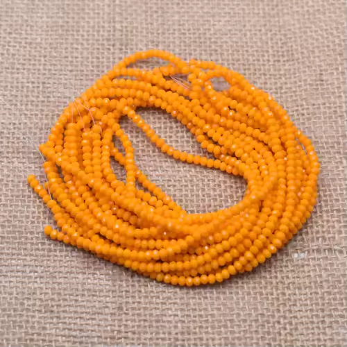 Yanqi 2 3 4mm Rondell Austria Faceted Crystal Beads Round Glass Beads Loose Spacer Beads for Jewelry Making DIY - Image 47
