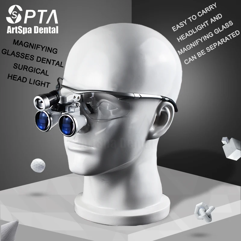 Dentist Loupes Lamp Lab Medical Dentistry Magnifying Glasses Headlight Headlamp Dental and Surgical Head Light