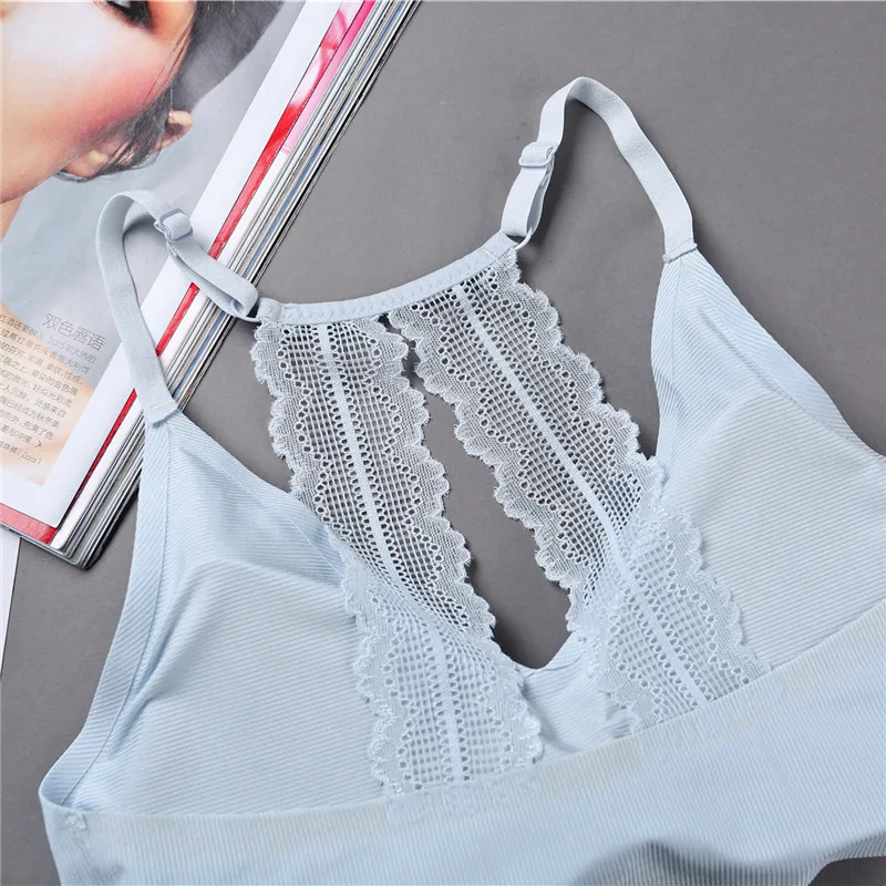 Seamless Bras Women Wire Free Lace Brassiere Sexy Underwear Female Lingerie Removable Pad Underwear & Sleepwears Intimates