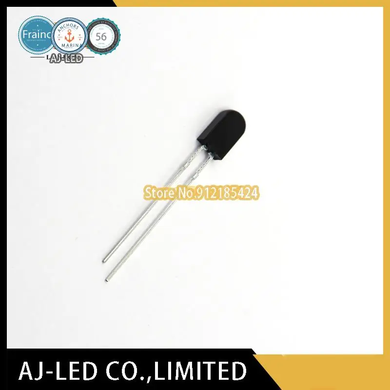 

50pcs/lot PT534-6B infrared receiving photodiode silicon phototransistor wavelength 940nm billion light 5mm flat