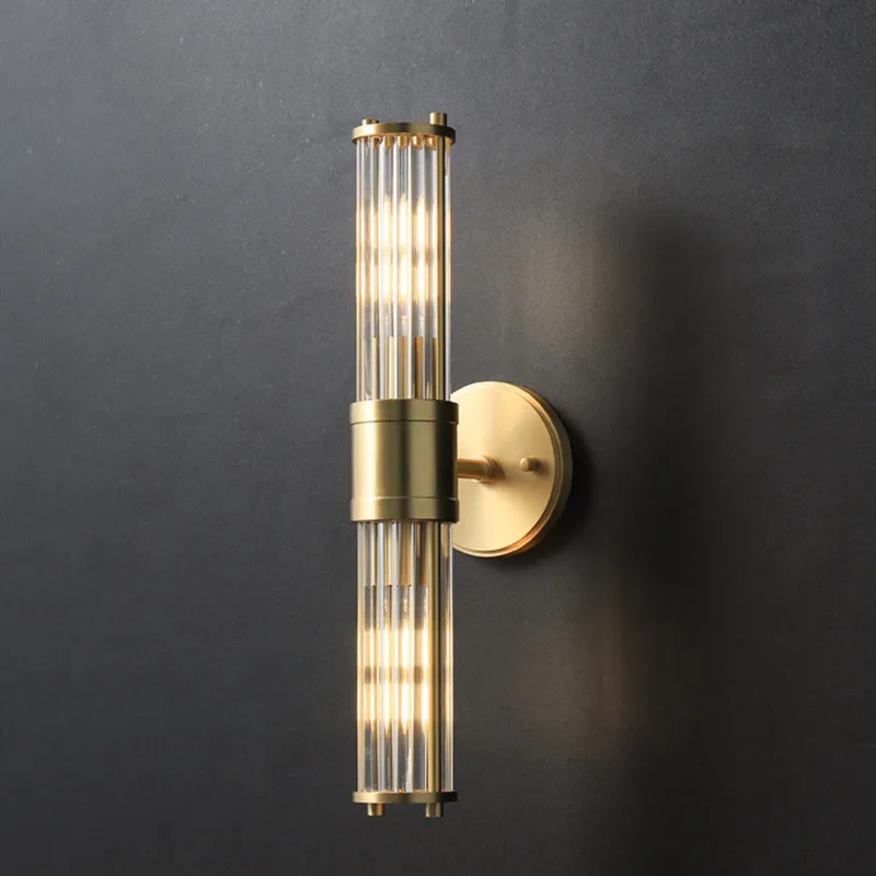 

Nordic study wall lamp post modern minimalist villa bedroom bedside lamp creative living room background wall decoration lamp