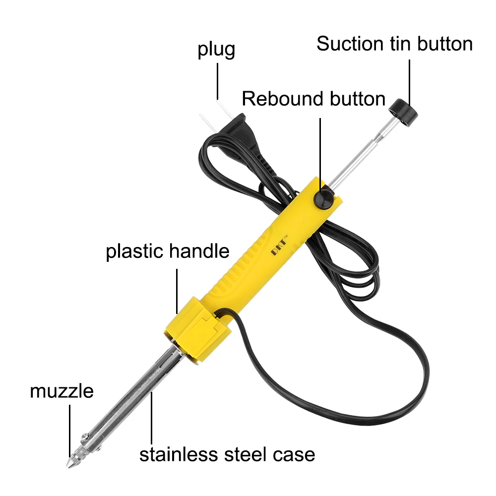 NICEYARD 2-in-1 Precision Welding Tool Electric Soldering Iron And Tin Suction Gun Electric iron Welding Equipment 220V 30W