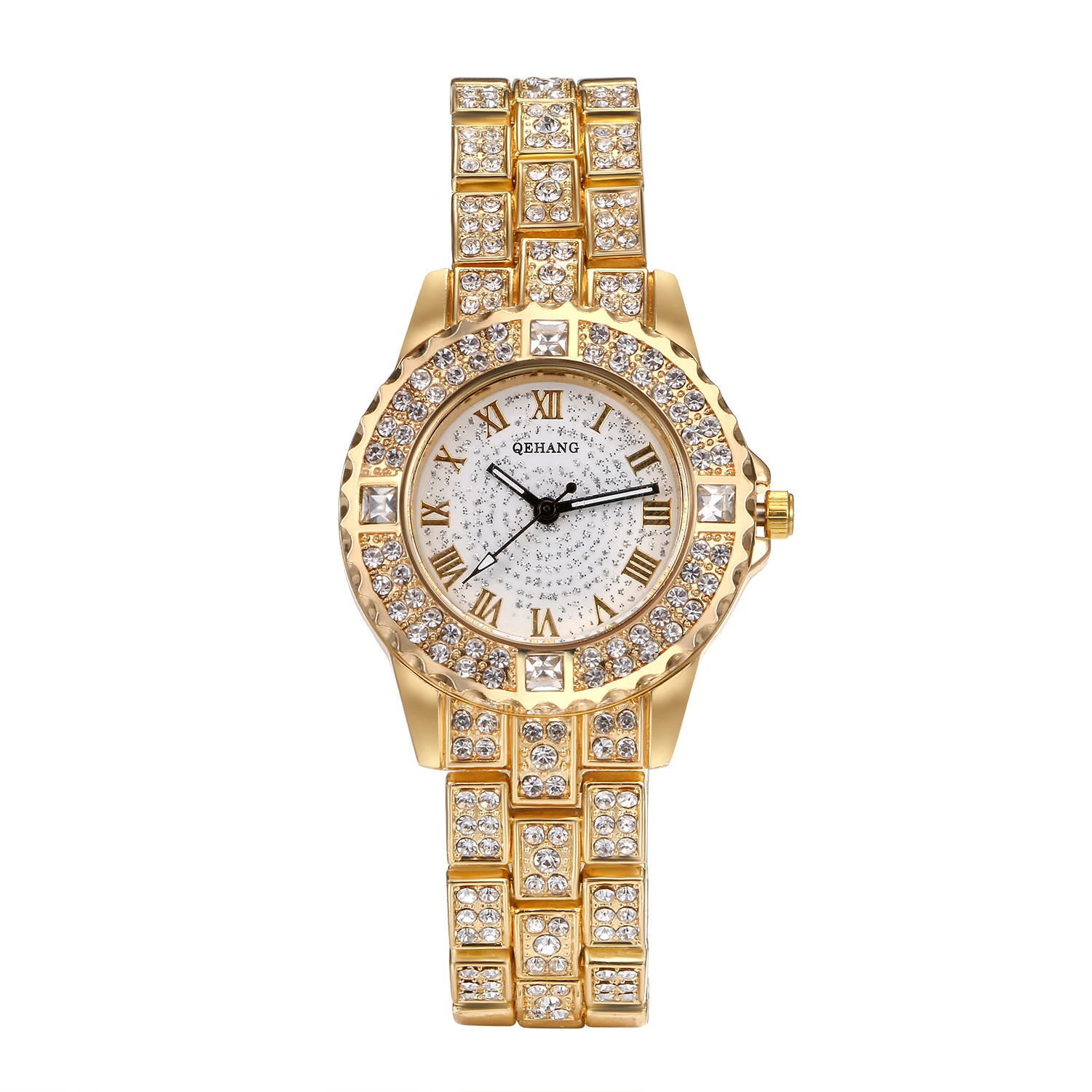 

Lancardo 2021 Hot Sale Diamond Design Women Watches Fashion Silver Round Dial Women Montre Femme 2021 Crystal Quartz Clocks