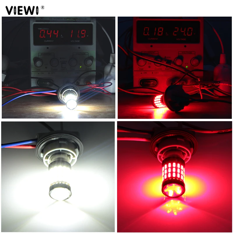 Led Car Turn Signal Lamp P21/5W 1156 1157 BA15S BAY15D Super 7W White Red 12 24 V volt Auto Brake Light 12v 24v Parking Bulb