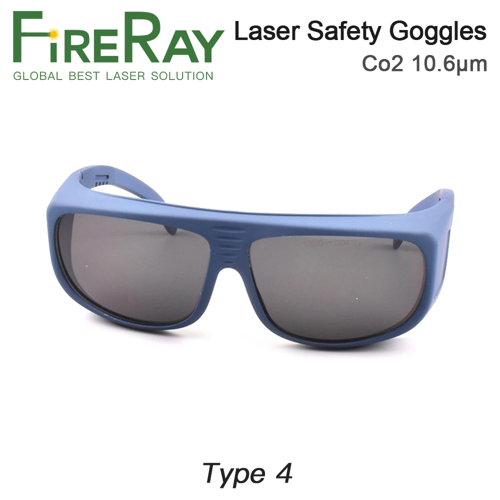 FireRay 10600nm نظارات السلامة بالليزر درع الحماية لآلة النقش بالقطع بالليزر CO2