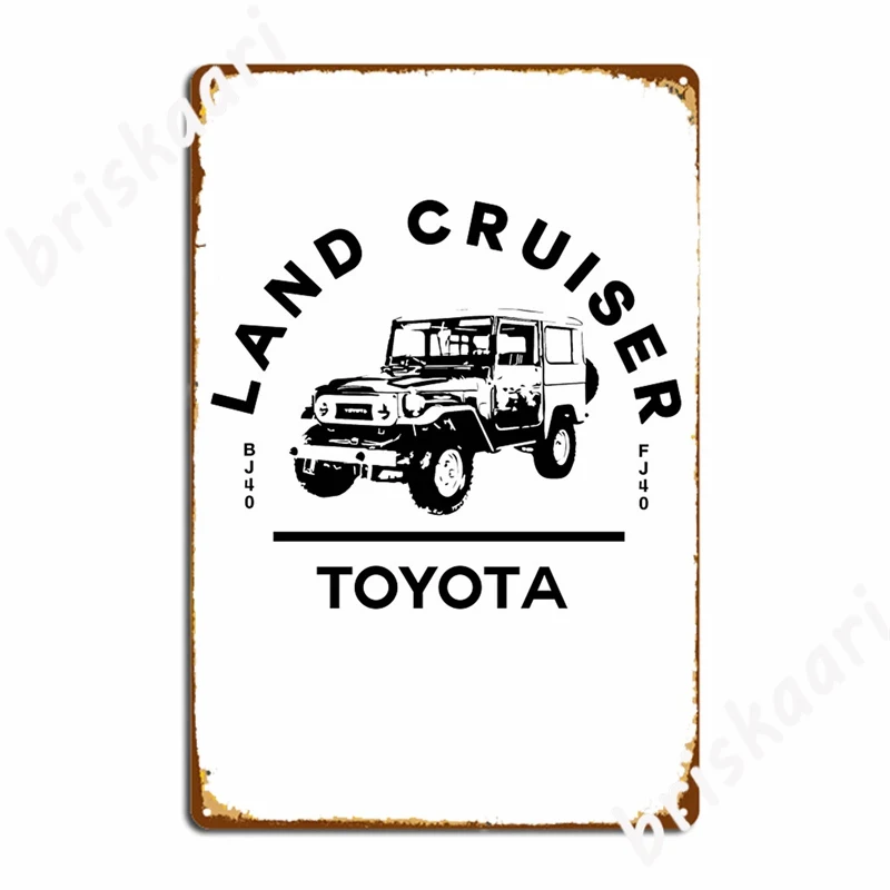 Land Cruiser Bj40 Metal Signs Cinema Kitchen Plaques Design pub Garage Tin sign Posters