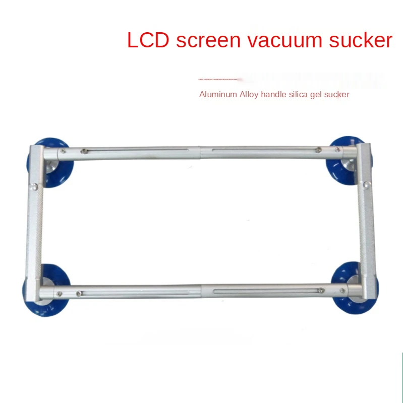 4ถ้วยดูด Lcd ทีวีหน้าจอดูดถ้วยซิลิโคนแบบพับเก็บได้สูญญากาศที่มีประสิทธิภาพดูดถ้วย