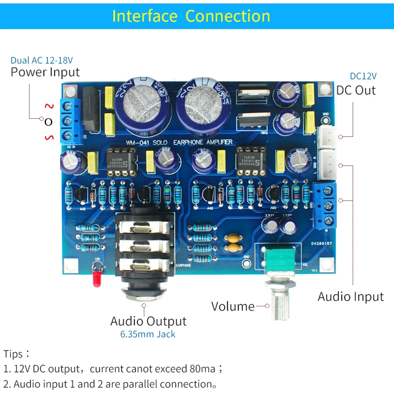 Scheda amplificatore per cuffie unisiane solista Dual Ne5532 op-amp Hifi qualità audio amplificatore per auricolari audio per cuffie