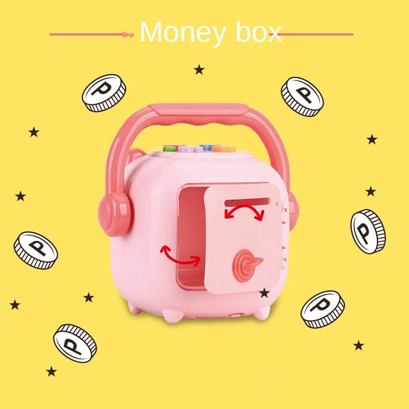 Children&#39;S Piggy Multifunctional Piggy Bank Baby Creative Money Storage Toy Cute Cartoon Mini Money Box Educational Toy LB995