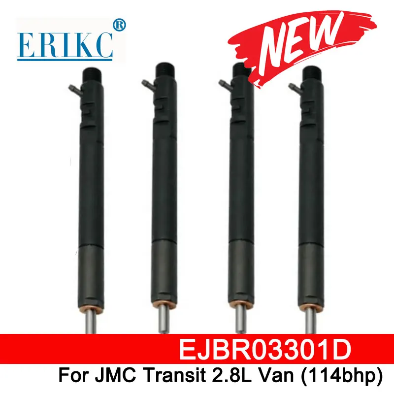 

4PCS JMC Transit 2.8L Diesel Common Rail Injector Assy EJBR03301D New Injector EJBR03301D 1112100TAR