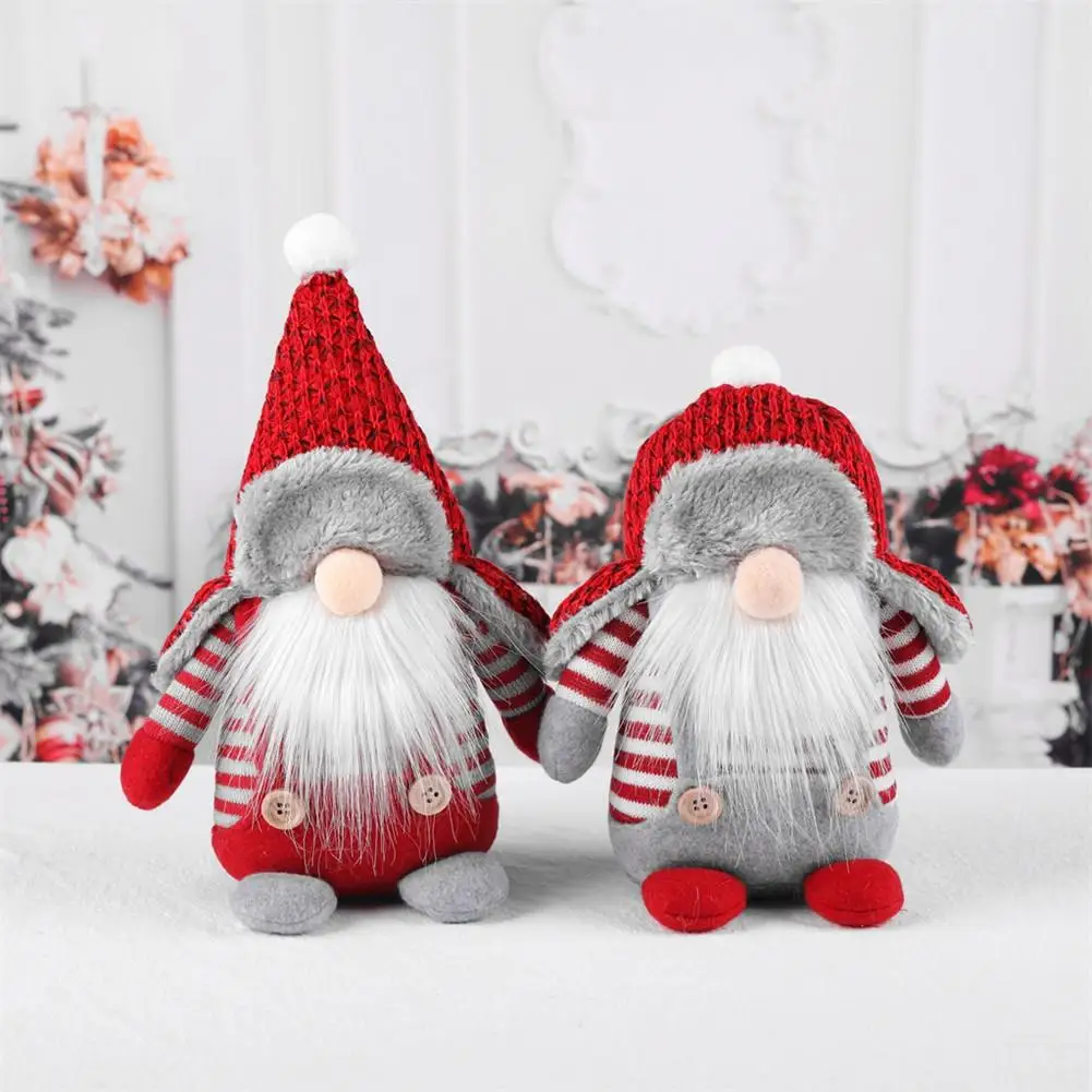 2022 Christmas Santa Gnome Plush Doll Swedish Gnomes Tomte Elf Ornaments Christmas Decoration 2023 New Year Navidad