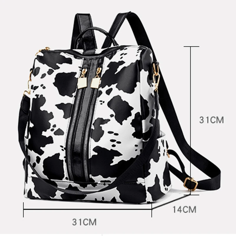 2023 Winter Women\'s Backpack Large Capacity PU Leather Schoolbag for Girls Female Double Shoulder Bags Ladies Pack High Quality