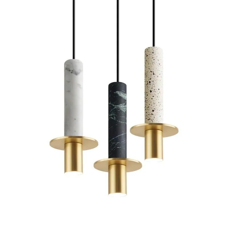 

BertLamp Web Celebrity Droplight A Buffet Restaurant Light Lamp post-modern Luxury Marble Lamps Lanterns