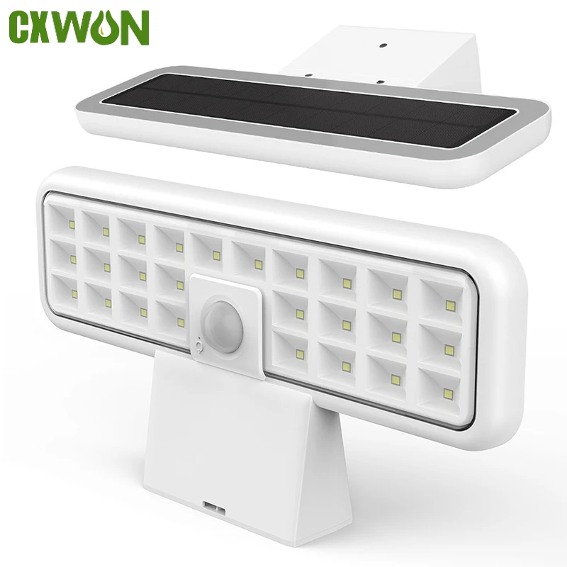 

Outdoor Solar Lights With Motion Sensor 360° Rotatable Led Outdoor Lighting Waterproof Smart Control Garden Wall Light