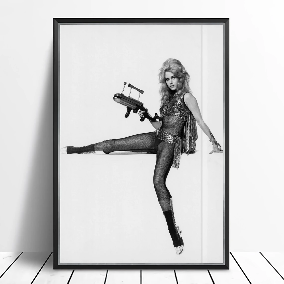 Barbarella (1968) Poster Science fiction film Wall Decor Print Terry Southern Roger Vadim Gift