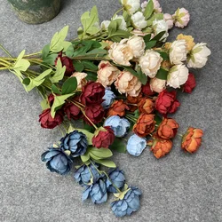 7heads/branch mini peony aritificial flower