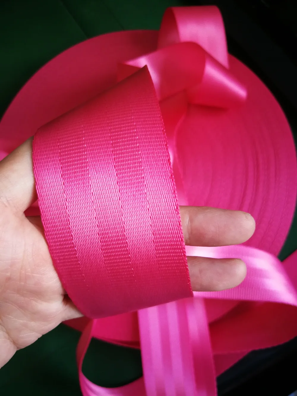 Pink 3M-30M car seat belt webbing car modified 3C standard certified child safety belt car accessories