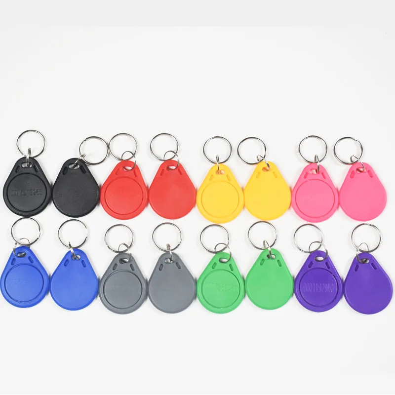 20Pcs/Lot 125Khz RFID Proximity EM ID Card Token TK4100 Tags Key Keyfobs for Access Control Time Attendance