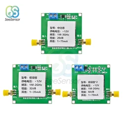 1-3000MHz 2.4GHz 20dB 0.01-2000MHz 2Ghz 32dB 0.1-2GHz 64dB LNA RF Broadband Low Noise Amplifier Module UHF HF VHF