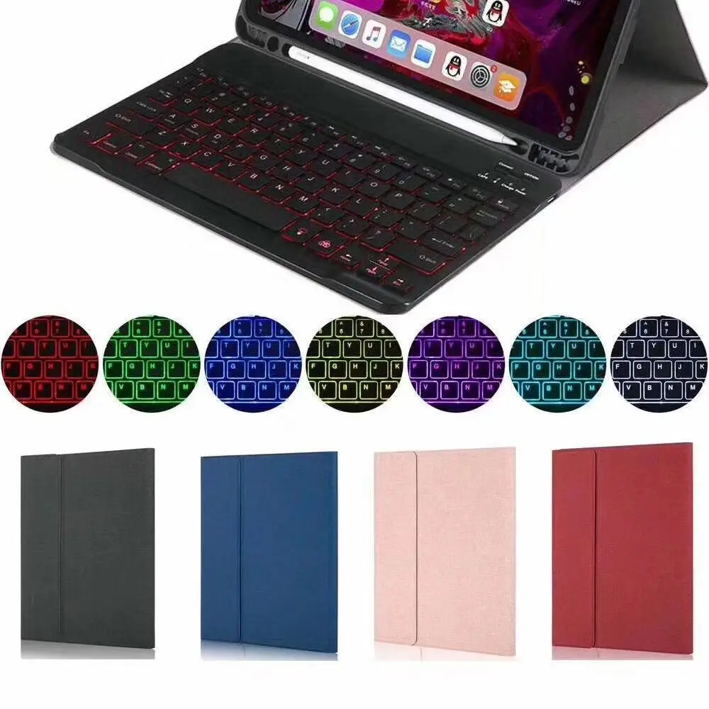 

Backlit LED Light toupad Keyboard case for iPad pro 2020 11" Tablet Keyboard Cover with Pencil Holder for iPad pro 11 2020