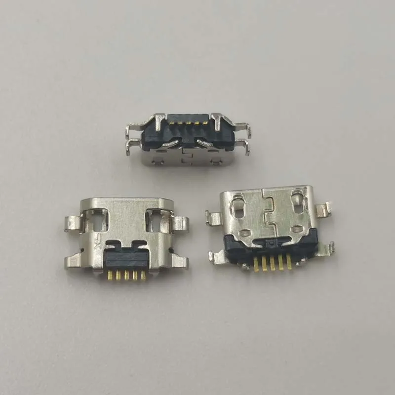 10-100pcs Charger Connector For Samsung Galaxy A10S A107 2019 A107F Motorola E5 Play Moto E6 USB Charging Port Dock Socket Plug