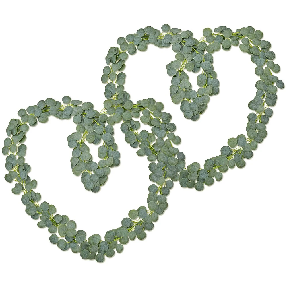 

Wedding Decoration Artificial Plants Green Eucalyptus Vines Garland Artificial Fake Plants Ivy Wreath Wall Decor Vertical Garden