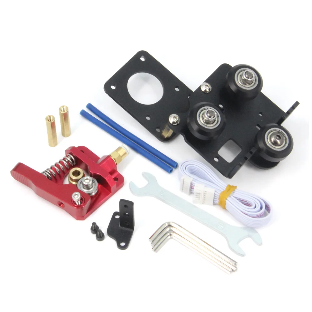 

3D Printer Parts Upgrade Support Plate Extruder with 3pcs Pulleys Kit,Easy Print Filament for Ender3 V2 Ender 3series CR10series