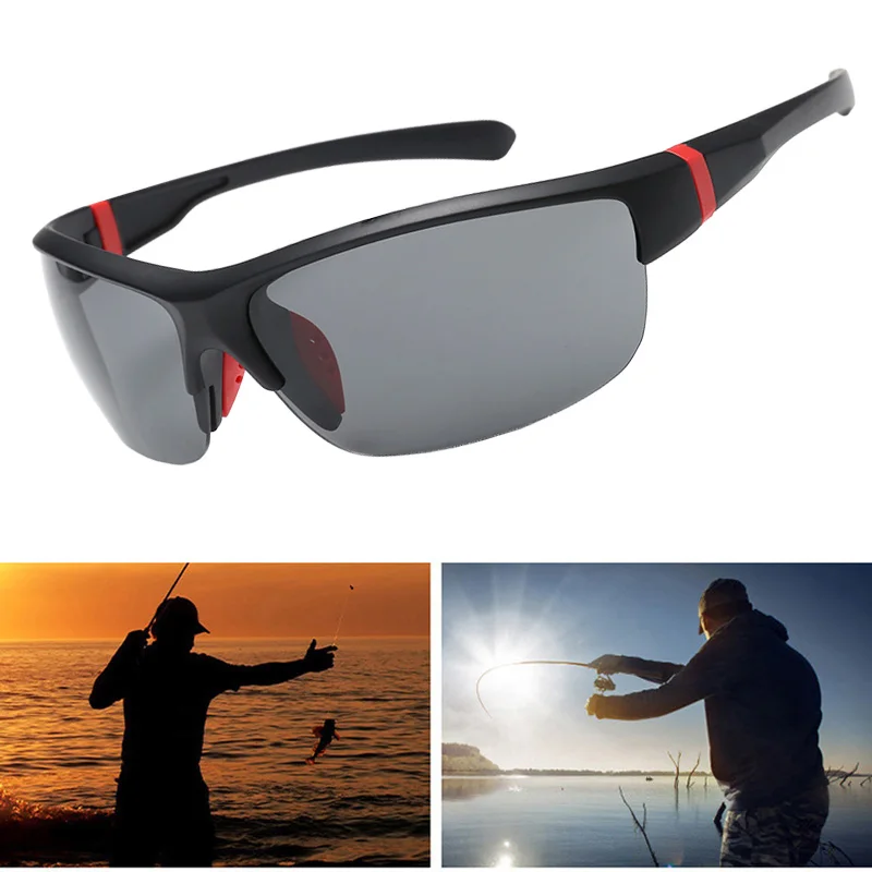 Men Women HD Anti-glare Fishing Eyewear UV Protection Fisherman Sunglasses Outdoor Windproof Camping Hiking Cycling Glasses