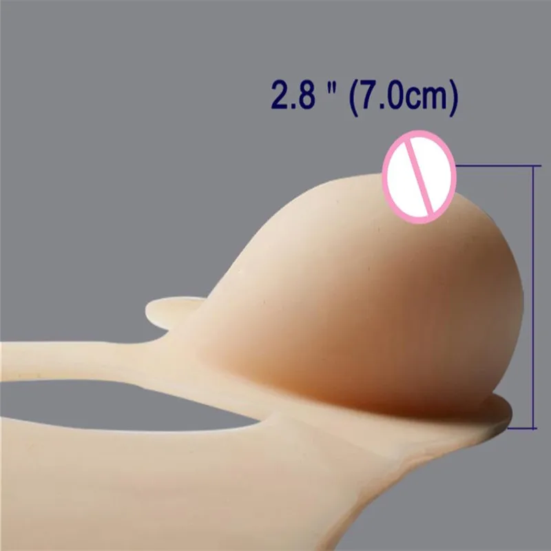 

2020 1200g Realistic Silicone Breast Forms Soft Fake Boobs For Crossdresser Artificial Breasts Skin Drag Queen Transgender Gift