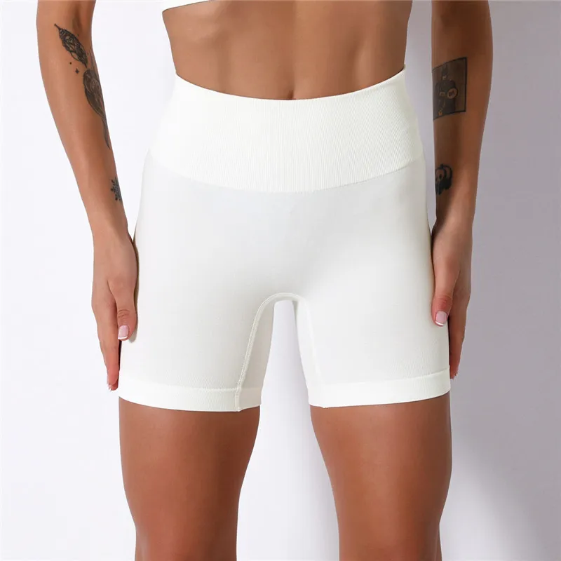 

Women Sexy Shorts Push Up Running Gym Legging Bottoms Skinny Stretch Breathable Fitness Workout Sport Short Solid Seamless Short