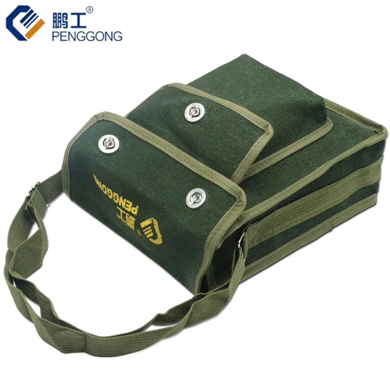 Thợ Điện Canvas Túi Đựng Dụng Cụ Di Động Ngoài Trời Trại Đa Chức Năng Túi Đựng Dụng Cụ Leo Núi Bolsa Herramientas Dụng Cụ Đóng Gói BD50TB