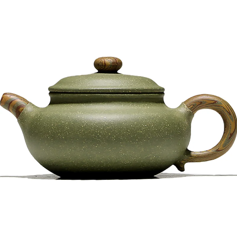 ★Chang tao 】 violet arenaceous famous xiao-lu li all hand recommended pea green sand ground mud archaize pot of 200 cc