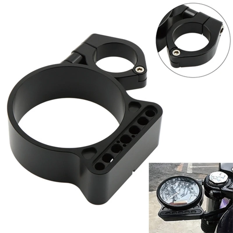 Motorcycle Speedometer Side Mount Relocation Bracket Cover Instrument Case Housing For Harley Davidson Sportster XL1200 883