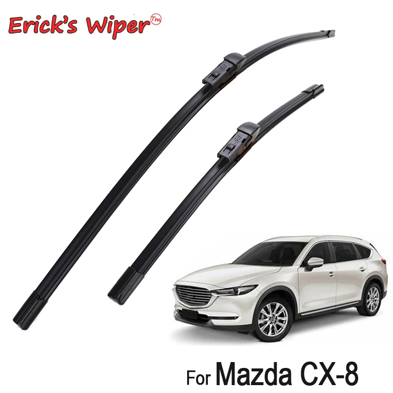 Erick\'s Wiper LHD Front Wiper Blades For Mazda CX-8 2017 - 2023 Windshield Windscreen Clean Window Car Rain Brushes 24\